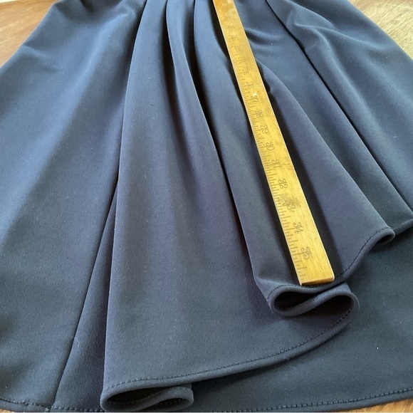 DKNY Dress Faux Wrap Midnight Blue Short Sleeve Size 6 - Picture 8 of 11